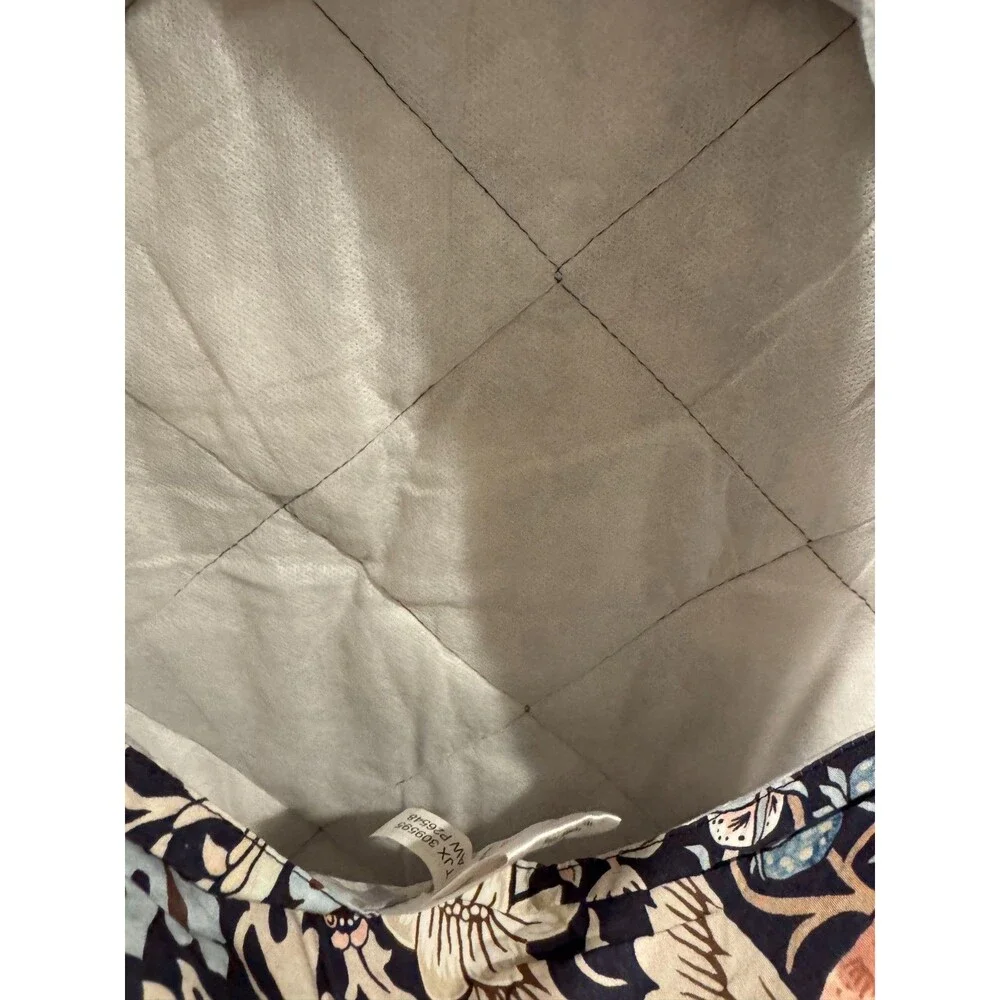 2 William Morris Home Strawberry Thief Quilted Standard Pillow Shams Pillowcases